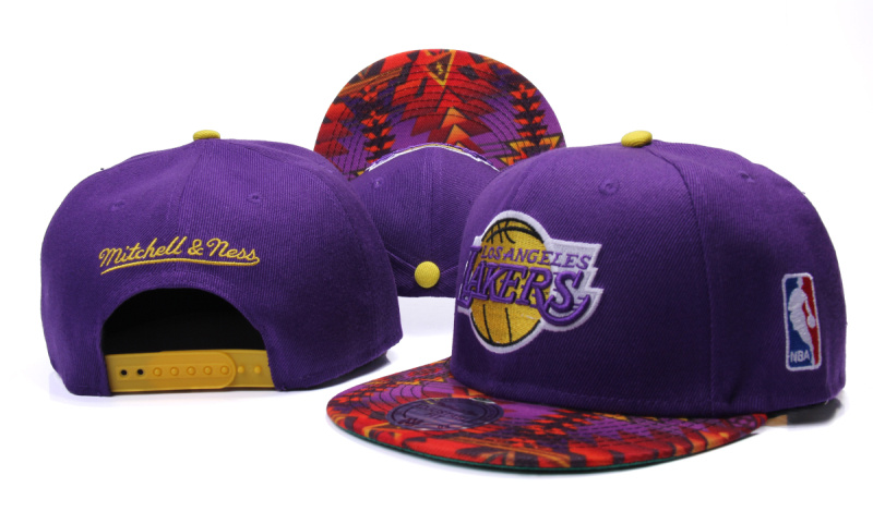 NBA Los Angeles Lakers M&N Strapback Hat id19